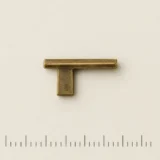 Cantilever Lapel Pin on a millimetre scale card