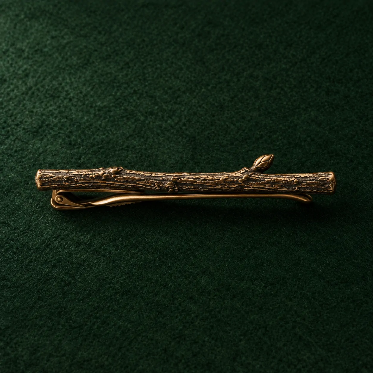Twig Tie Bar, back and fastening