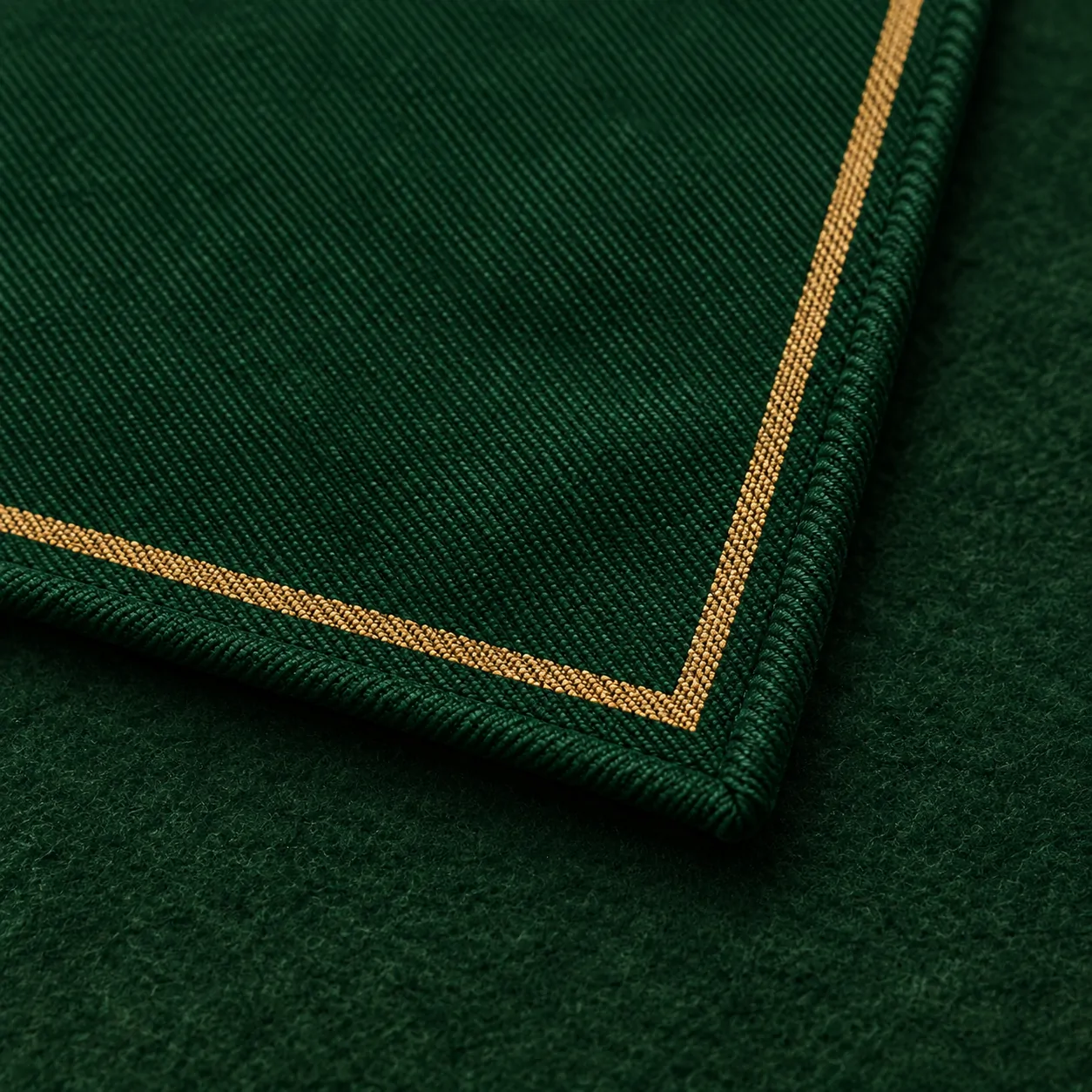 Vitrine Pocket Square, back and fastening